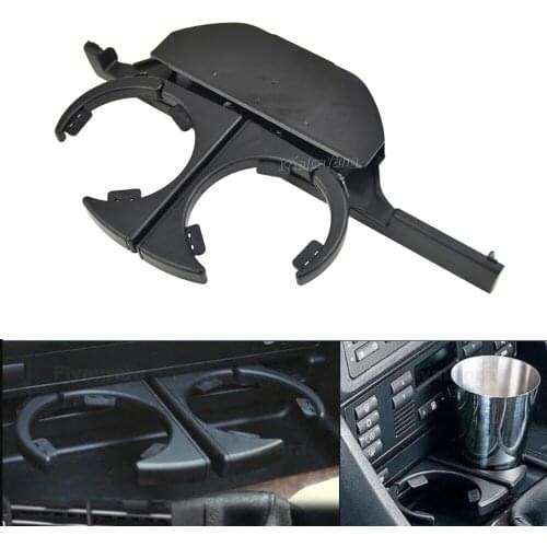 Front Right Portable Retractable Car Drink Holder Cup Holder For BMW E39 525 528 530 540 M5 1995-2006 Interior Accessories