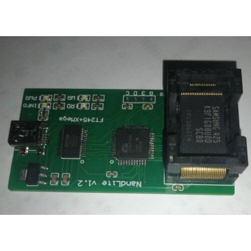 TSOP48 NAND programmer NANDLite K9GAG08U0E K9F2G08U0A Flash memory programmer