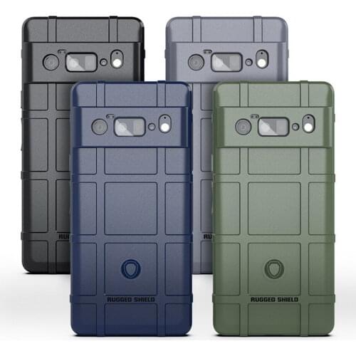 Rugged Rubber Shield TPU Bumper Shockproof Case For Google Pixel 6 Pro 5A 4A 5G 5 4 3A XL Protective Back Cover Coque Fundas