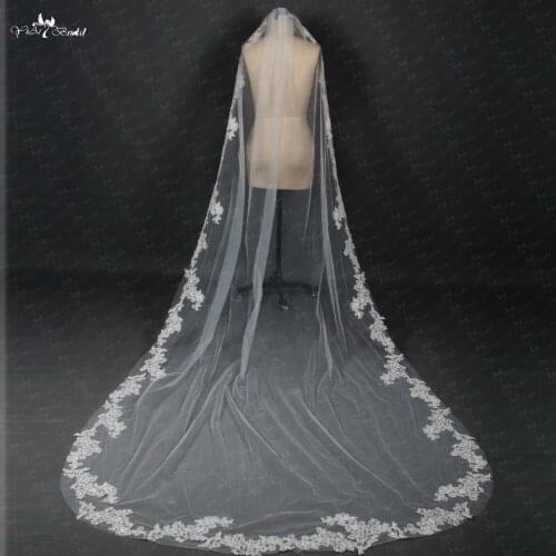 RSV31 2m Bridal Lace Veil With Comb