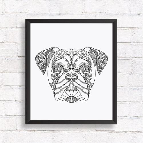 Modern Golden Retriever Doberman Pinscher Dog Wall Art Decoration For Room Prints Poster Canvas Panting Un Framed