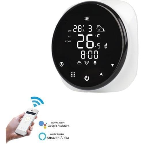TUYA LIFE WiFi smart Water Electric Warm Floor Heating Water Gas Boiler Works Thermostat Temperature Controller with Echo Google