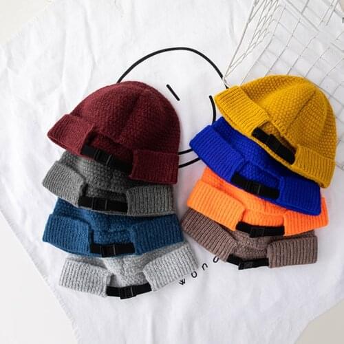 Winter Fashion Knitted Beanies Women Skullies Vintage Thick Warm Hat Autumn Harajuku Bonnet Hip hop Cap PJ121