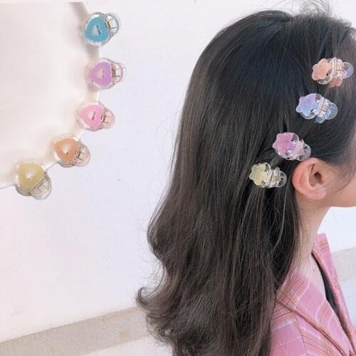 Star Hairpins Catch Candy Color Gradient Hair Bands Bangs Holder Hair Clips Head band Hair Accessories for Grils Women
