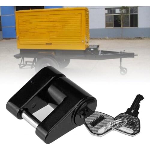 1/4 inch Car Anti-theft Trailer Hitch Pin Lock Coupler Lock High-strength Black Trailer Hitch Coupler Latch for RVs Accessories