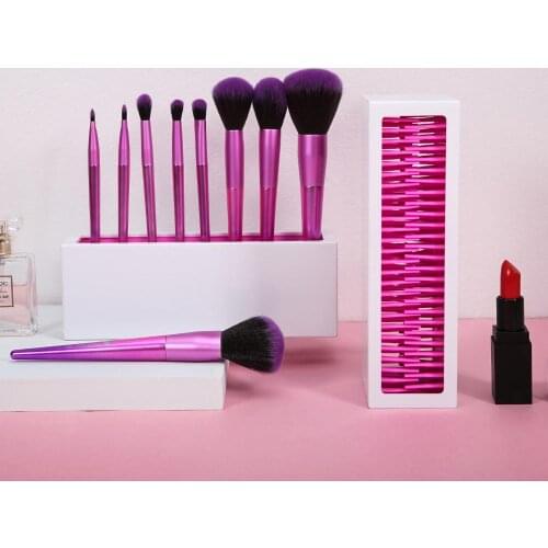 1PCS Makeup Brush Storage Holder Organizer Professional Silicone Air Drying for Cosmetics Brushes Storage Solution Brush Box