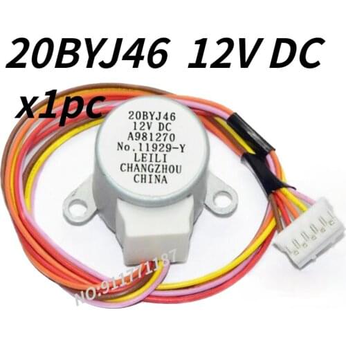 100% New Original 20BYJ46 12V DC Stepper Motor For Panasonic Air Conditioner Swing Leaf Synchronous Swing Wind Motor