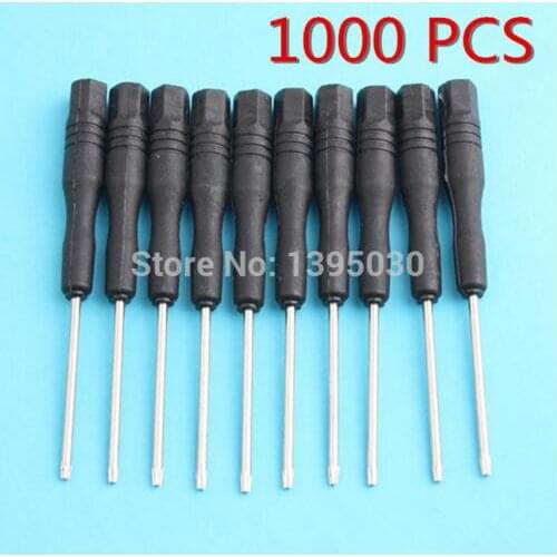 1000pcs/lot Mini Torx Screwdriver/ Hand Tool(2.0) for Cell Phone T6