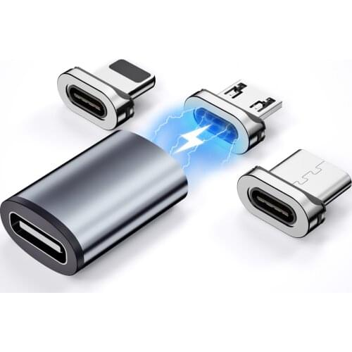 USB C adapter type C USB magnetic charger converter magnetic adapter for magnetic charging date cable phone accessory connector