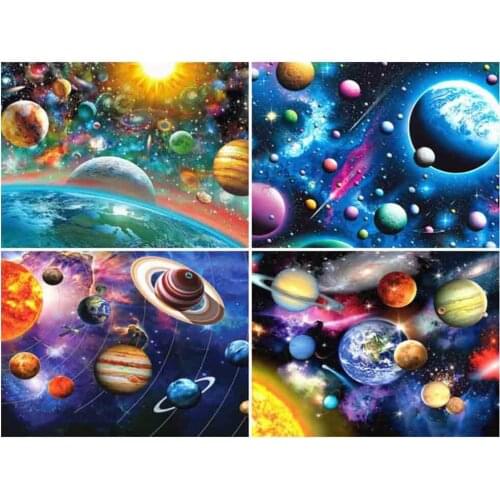DIY 5D Diamond Embroidery Full Display Universe Diamond Painting Cross Stitch Scenery Diamond Mosaic Handicraft Art