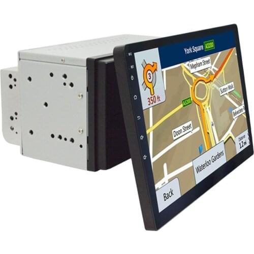 10.1" Car Stereo Radio Touch Screen Universal 2DIN Rotatable Android 8.1 HD Quad-core RAM 2GB ROM+32GB GPS Wifi Mirror Link