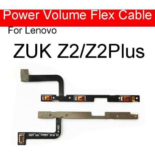 On/off Power Side Button + Volume Switch Flex Cable For Lenovo ZUK Z2 Plus Power Volume Flex Ribbon Replacement Parts