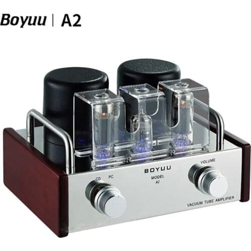 Boyuu A2 EL84 Tube Amplifier HIFI 12AX7 TUBE Lamp Small Desktop HOME Amp