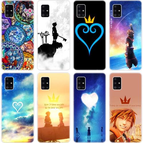 Anime kingdom hearts Case for Samsung Galaxy A12 A02 A03S A21S A22 A32 A52 A72 A82 Quantum 2 S21 Plus FE Ultra M02S M12 Cover