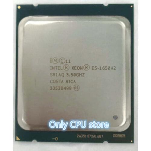 E5-1650V2 Original Intel Xeon E5 1650 V2 3.50GHZ 6-Core 12MB SmartCache FCLGA2011 130W 1 year warranty E5 1650V2 free shipping