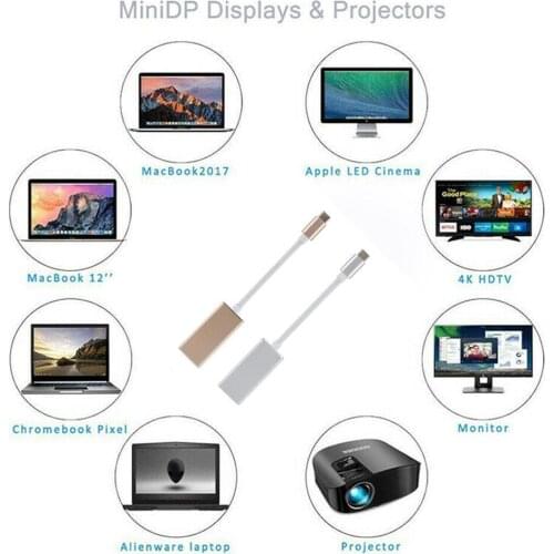Mini Display Port Adapter to Mini DP Converter For MacBook USB DP to Mini C C Pro 3.1 60Hz 4K Type USB I2X8