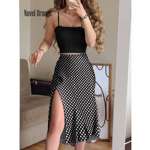 Navel Orange Solid Summer Dresses