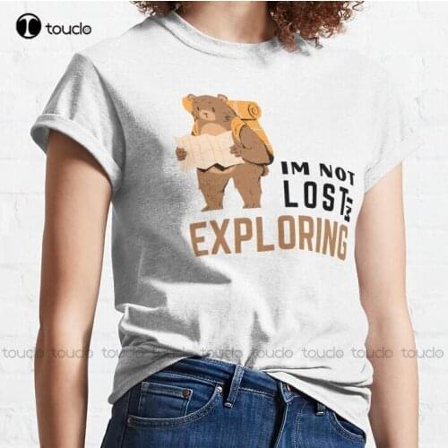 New Im Not Lost Im Exploring 9 Classic T-Shirt Cotton Tee Shirt S-5Xl Unisex black shirt women