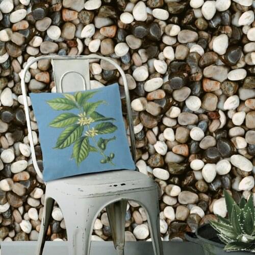 Stone Wall Paper Cobble 3d Thicken Vintage Wallpapers Pvc, Vinyl Wallpaper Roll For Walls Painted Paper Brick Wallpaper