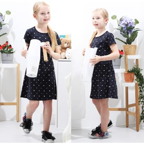 Girls Dresses Baby Girl Short Sleeve Dress Cotton Dress for Children New Summer Blouse T-shirts Kids Girl Party Wear Clothing
