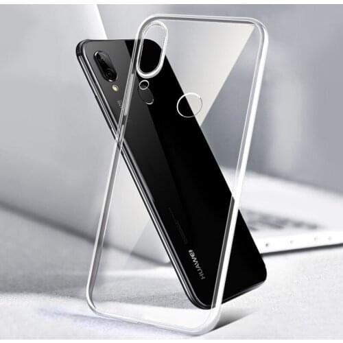 High clear TPU For Huawei P20 Lite Case Slim Fit Transparent Silicone Clear Soft Back Cover for Huawei P20 lite P20 Pro Cases