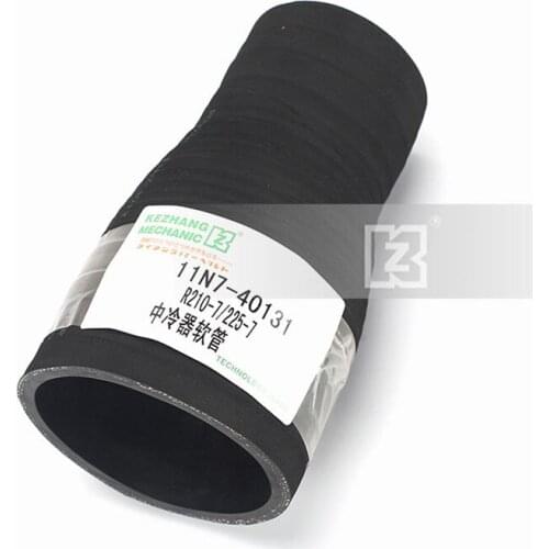 For Excavator Hyundai R210 225 245-7/265-7 Intercooler hose Supercharger rubber intake pipe 11N7-40131