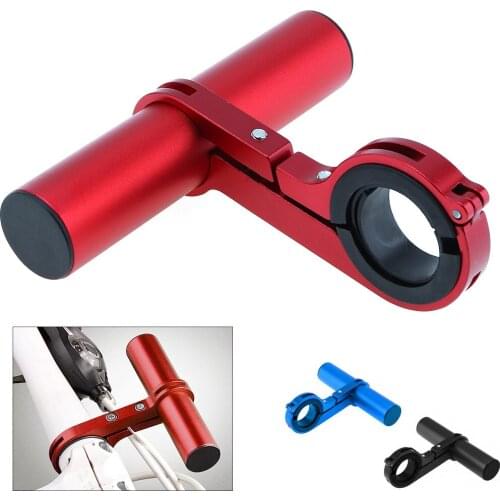 Durable Aluminum Alloy Bicycle HandleBar Extender MTB Mountain Bike Flashlight Torch Holder Bracket Bike Accessories