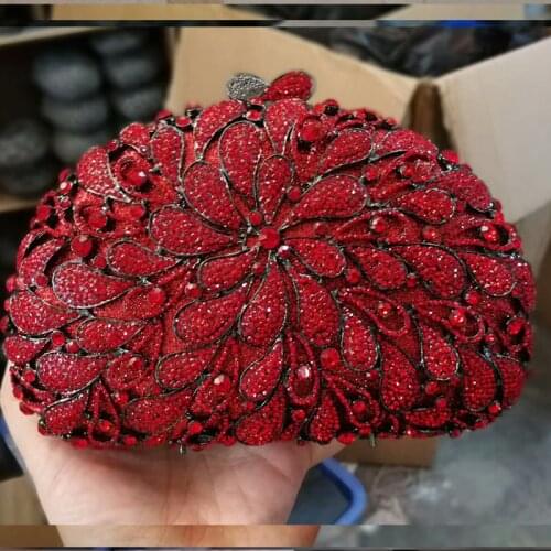 Women Multicolor Colorful crystal diamond party wedding evening bags team personalized bride gifts clutch purse wallet handbags