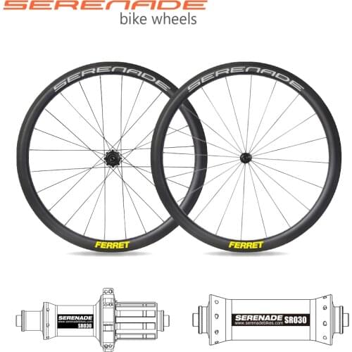 2:1 Design 20 Front / 24 Rear 38mm Deep 25mm Wide Classic Clincher Road Bike Wheelset with QR SR030SB Hub Shimano Compatible