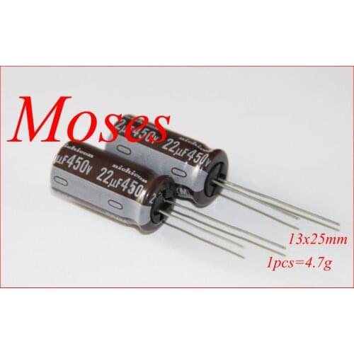 450v 22uf Original brand new nichicon Electrolytic Capacitor Radial Capacitance 12.5x25mm