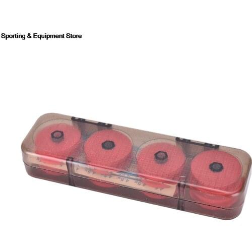 8Pcs/lot Foam Winding Board Fishing Line Shaft Bobbin Spools Tackle Box RED Utility Line Box Fishing Tackle Boxes Wholesale