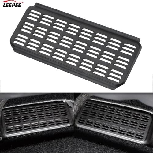 Anti-blocking Dustproof Back For Tesla Model 3 2PCS/Set Under Seat Car Air Outlet Cover Air Conditioning Vent Cover Net