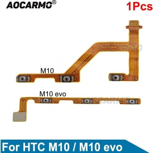 Aocarmo For HTC 10 / M10 evo Power On Off Button Flex Cable Replacement Parts