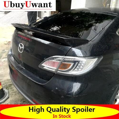 For Mazda 6 2009 2010 2011 2012 2013 2014 Spoiler Abs Material Car Tail Wing Decoration For Mazda6 Mazda 6 Spoilers