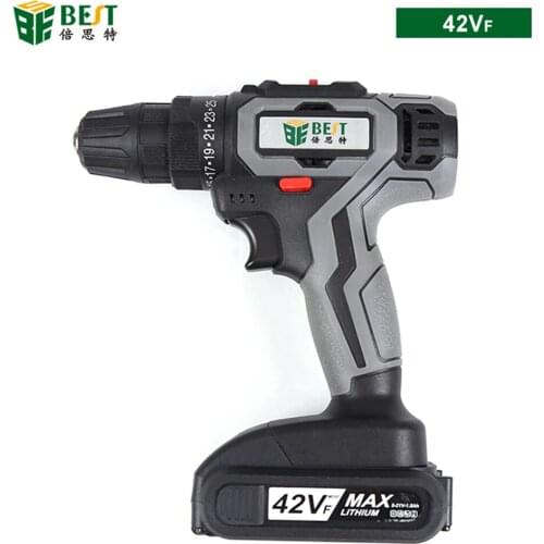 42VF Electric Screwdriver Cordless Drill Set Impact 2-Speed Lithium-ion Battery Rechargeable Power Mini Cordless Electric Drills