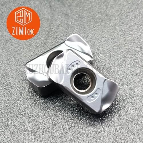 LNMU0303ZER-MJ AH725 double-sided fast-feed open rough milling blade rapid milling R1.2 angle double-sided four-angle milling