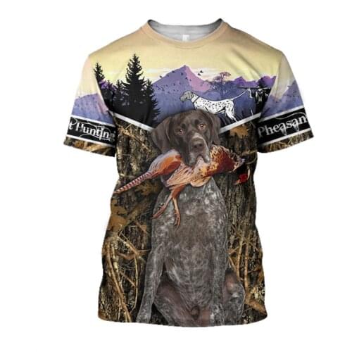 PLstar Cosmos 3DPrint Newest Hunting Animal Art Unique Man/Woman Harajuku Streetwear Casual Funny T-Shirt Short Sleeve Style-4