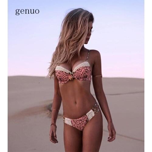 Розовые купальники Genuo China At AliExpress