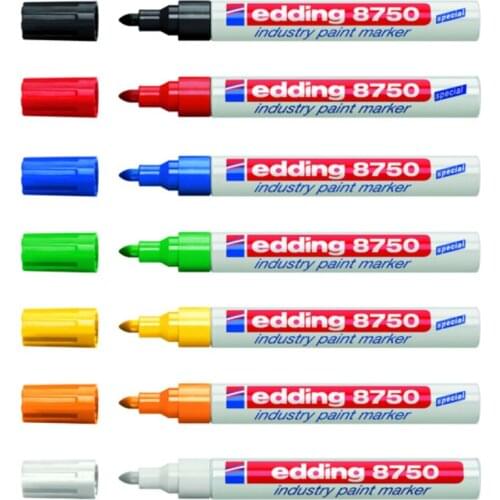 Germany Edding 8750 Anti-oil Temperature Metal Marker Dust Surface Industrial Paint Pen 1PCS
