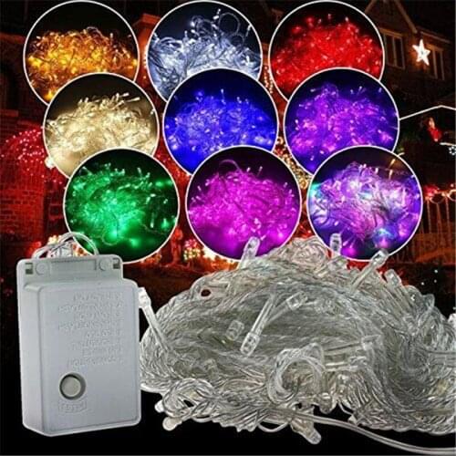2021 New Year Garland Christmas Decorations For Home Lights 10M 20M 30M 50M 100M For Christmas tree decoration LED string Lights
