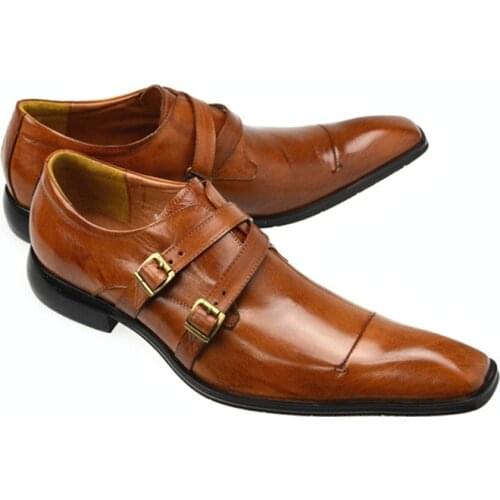 Italian Mens Shoes Trending Genuine Leather Mens Shoes Oxford Square Toe Dress Formal Office Shoes Sapato Social