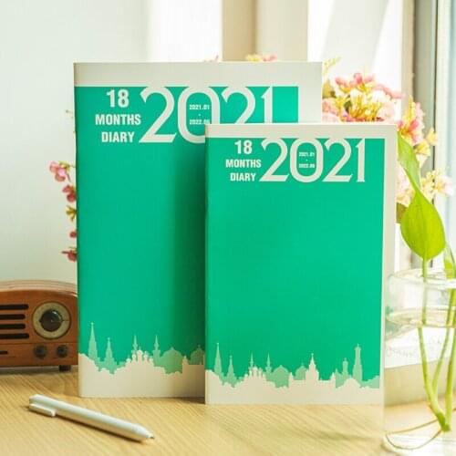 2021 Calendar Agenda B5 Notebook 18 Months Business Weekly Monthly Planner A5 Schedule Agenda Organizer Office Stationery