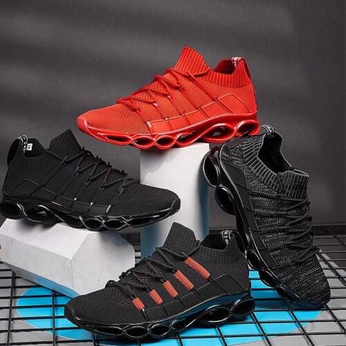 Men Sneakers Breathable Running Shoes for Blade Cushioning Outdoor Athletic Professional Training Shoes Zapatillas Hombre