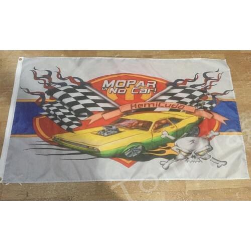 Mopar flag 3x5 FT Banner 100D Polyester Flag Brass Grommets 03