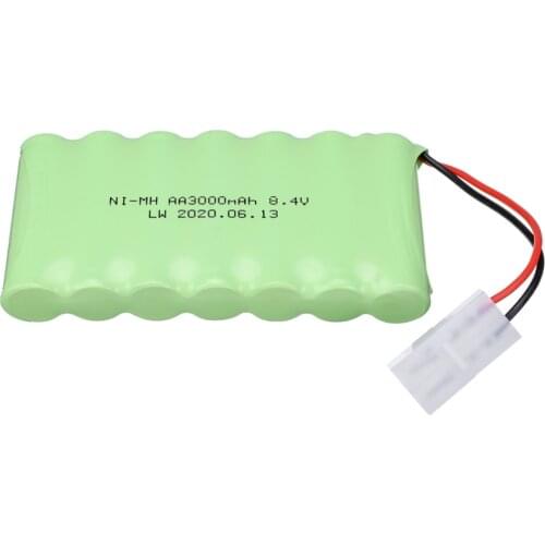 8.4v 3000mah NiMH Battery For Rc toys Cars Tanks Train RC Robots Gun Boat Ni-MH AA 2400mah 8.4v Rechargeable Battery 1to 10pcs