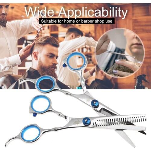 Brand new hair cutting thinning scissors stainless steel hairdressing scissors family salon barber shears hair tool sets 2019