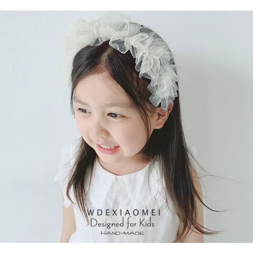 Super Fairy Fashion Headband Hair Band Girls Women Sweet Sequins With Gauze HairBands Wedding Party Hair Hoop Accessories Gifts