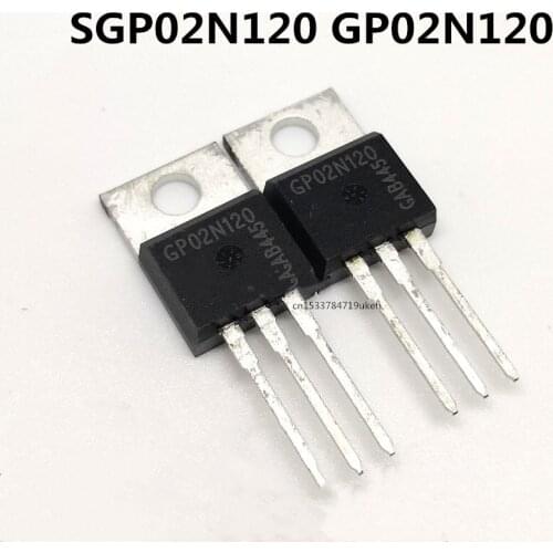 Original 5pcs/ SGP02N120 GP02N120 TO-220 1200V 2A