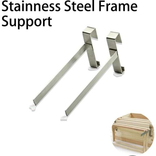 Beekeeping Beehive Frame Holder Perch Stand Support Bracket Rack Bee Hive Side Mount Tools For Beekeeper Supplies Equipment