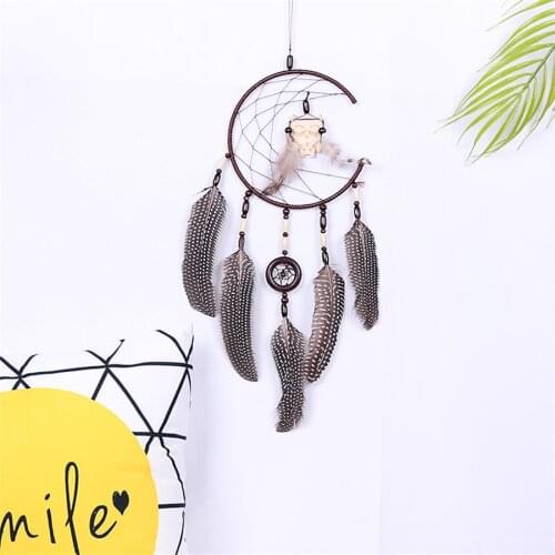 Owl Dream Catcher Wind Chimes Home Hanging Dreamcatcher Bedroom Party Christmas Festival Decoration Dress Up Child Gift